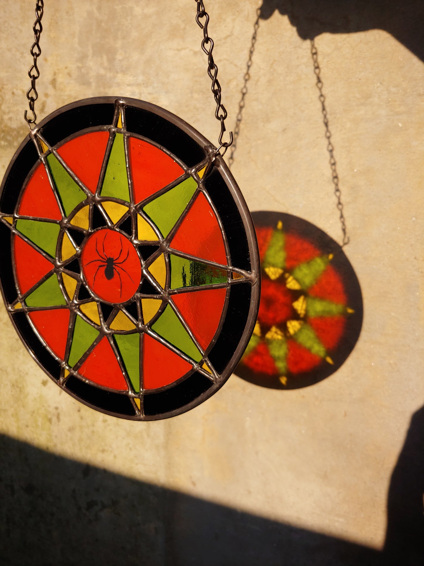 Halloween Spider Sun Catcher (Ready to Ship)