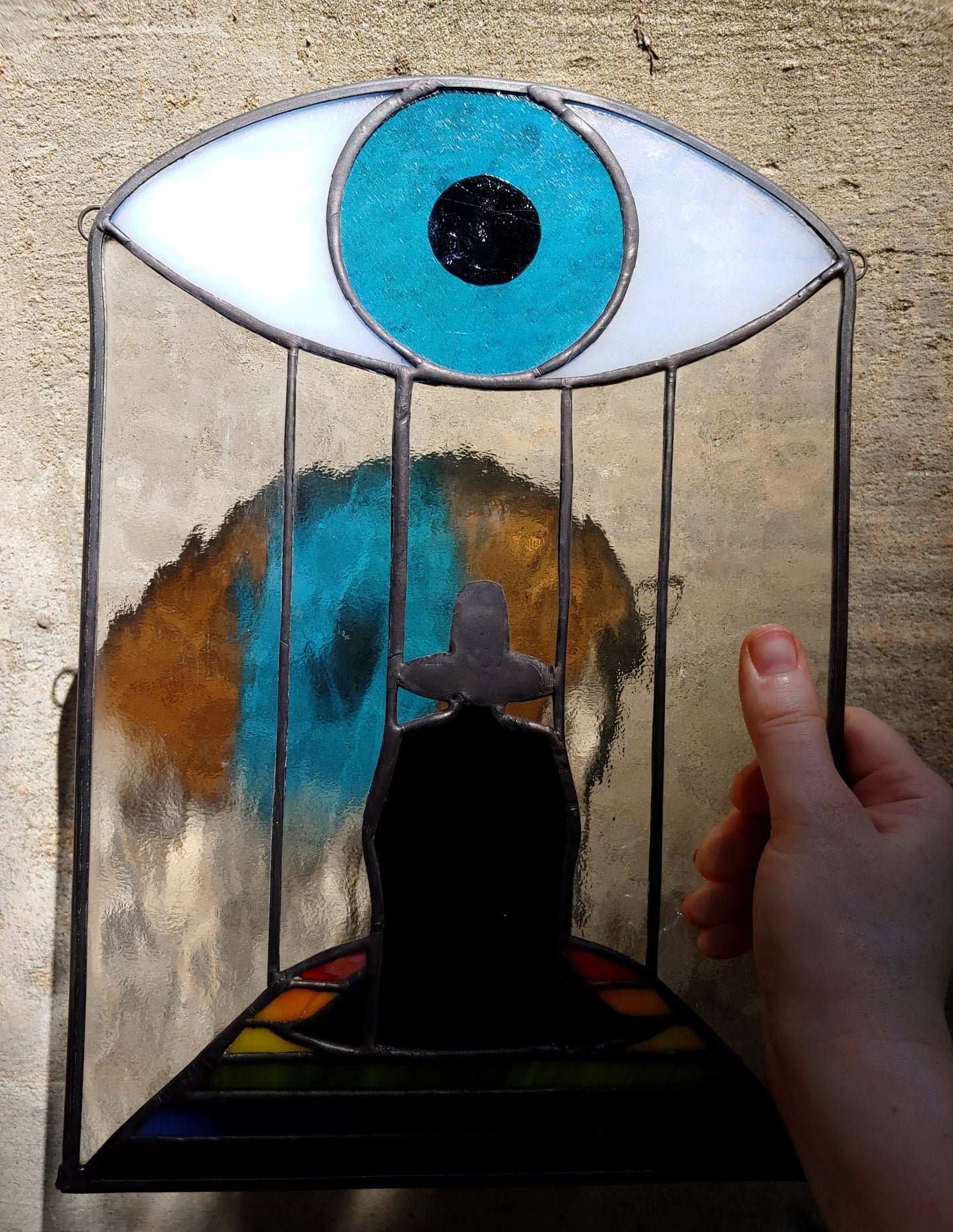 The Holy Mountain Stained Glass Sun Catcher (Made to Order)