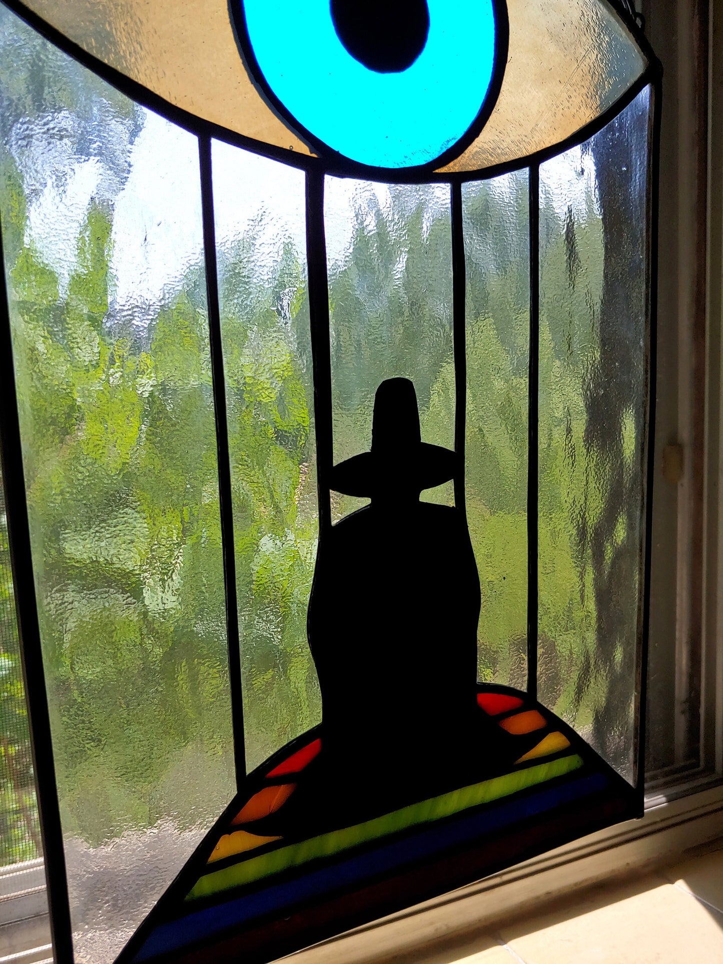 The Holy Mountain Stained Glass Sun Catcher (Made to Order)