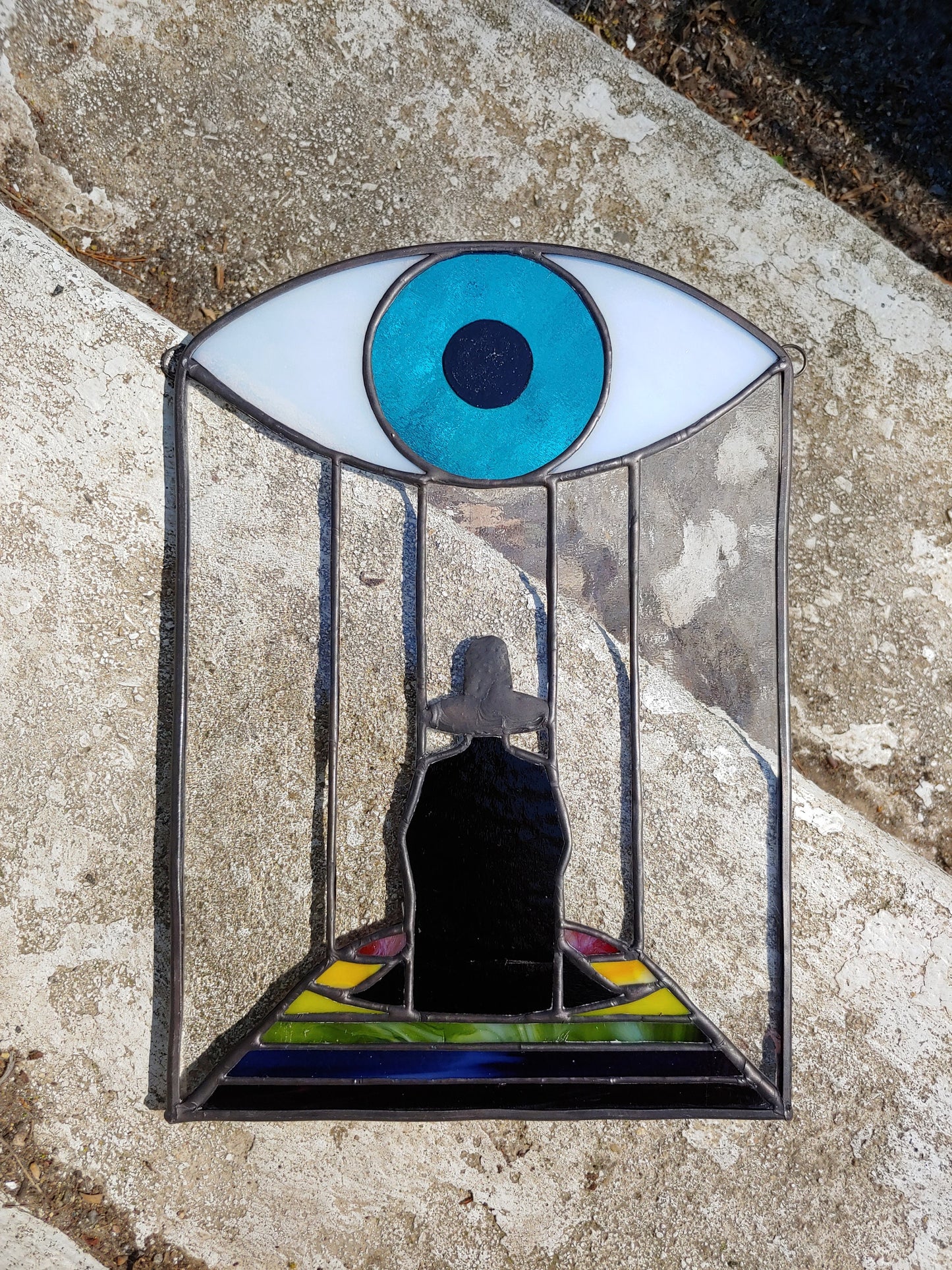 The Holy Mountain Stained Glass Sun Catcher (Made to Order)